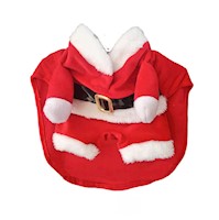 Traja Papa Noel 3D para mascotas perros y/o gatos talla 1